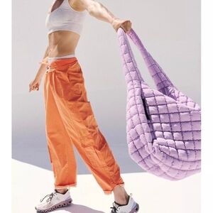 Free People Lavender Quilted Tote